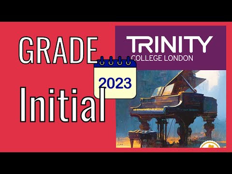 TRINITY Grade Initial Piano 2023 - Piano Exam Pieces from 2023