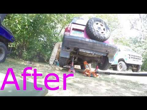 geo tracker exhaust swap