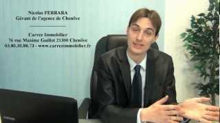 preview picture of video 'Carrez Immobilier Chenôve - Agence immobilière présentée par Nicolas FERRARA'