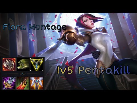 Fiora Montage - INSANE 1v5 PENTAKILL by Darkiu