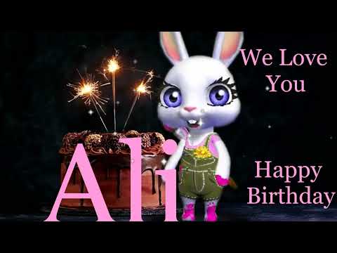 Ali Birthday Song - Happy Birthday Dear Ali