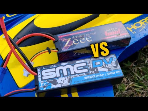 ZEE Premium Vs SMC DV Extreme Lipo Battery Comparison, Test, & Review - Proboat UL-19