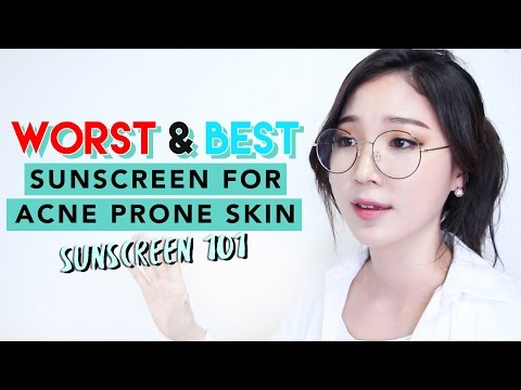 Sunscreen for Acne Prone Skin • How to Choose Sunscreens & What to Avoid Video