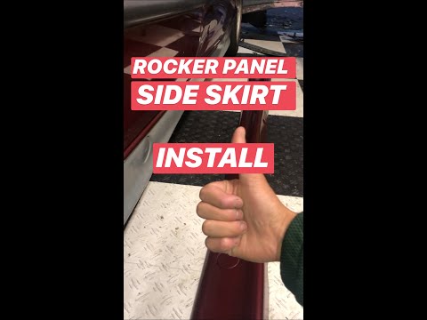 INSTALLING M SPORT SIDE SKIRT ON ROCKER PANEL E36