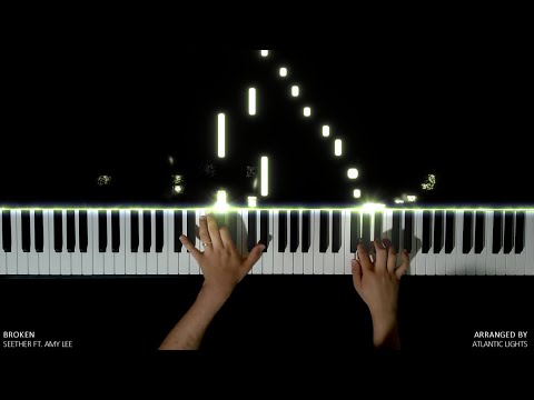 Seether - Broken ft. Amy Lee | Piano Cover Tutorial