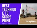 SIMPLE TECHNIQUE TO SCORE MORE POINT IN VOLLEYBALL| BEST TECHNIQUE| CROSSLINE ATTACK|2021
