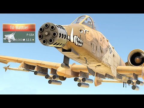 Grinding F-15 Eagle using A-10💥💥💥BRRRRRRRRRRRRRRRRRRRRRTTTTT