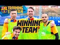LUUK DE JONG hits the TOP CORNER to make his team win 4-A-SIDE MATCH ?⚽
