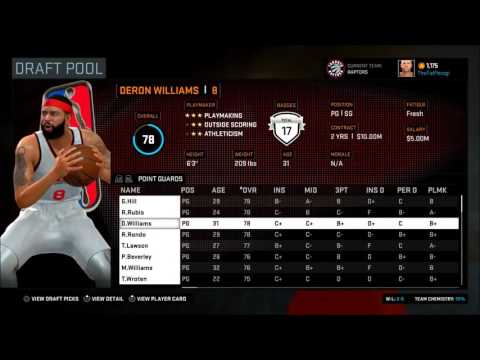 NBA 2K16: MyLEAGUE Fantasy Draft Rebuild: Toronto Raptors! [PS4] #TOR