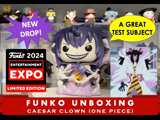 Vídeo relacionado con Funko Pop! Animation: One Piece - Caesar Clown (edición Limitada 2024 Entertainment Expo Shared Exclusive)