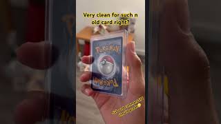 Very clean 1st edition card🤧 #pokemon #pokemoncards #pokemontcg