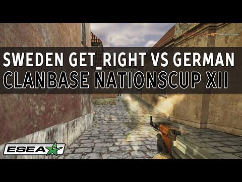 CS 1.6 Classic Throwback - Sweden GeT_RiGhT vs Germany at Clanbase Nationscup XII