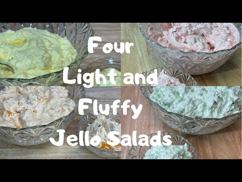 4 Light and Fluffy Jello Salads