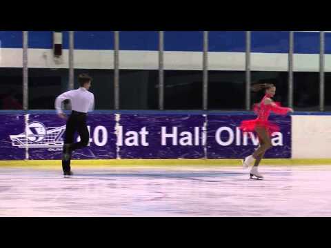16 E. TKACHENKA / Y. GULITSKI (BLR) - ISU JGP Baltic Cup 2013 Junior Ice Dance Short Dance