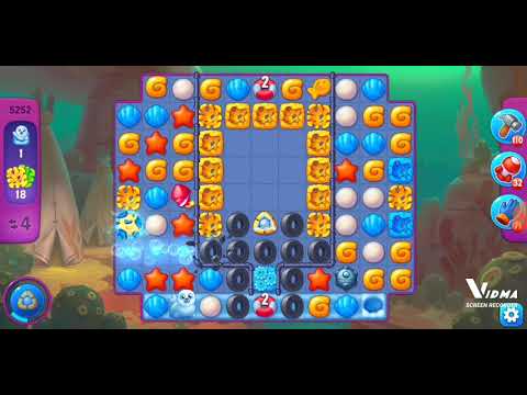 Fishdom. 5252 super hard level no boosters and diamonds