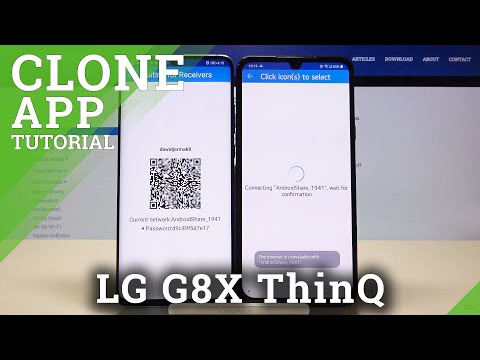 How to Send All Files, Apps and Contacts from Huawei Phone to LG G8X ThinQ using Cloneit