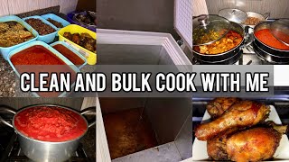 WEEKLY Bulk Cooking + CLEAN WITH ME