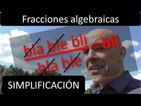 CÓMO SIMPLIFICAR FRACCIONES ALGEBRAICAS
