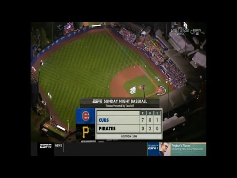 124 (part 3 of 4) - Cubs at Pirates - Sunday, August 18, 2019 - 6:10pm CDT - ESPN