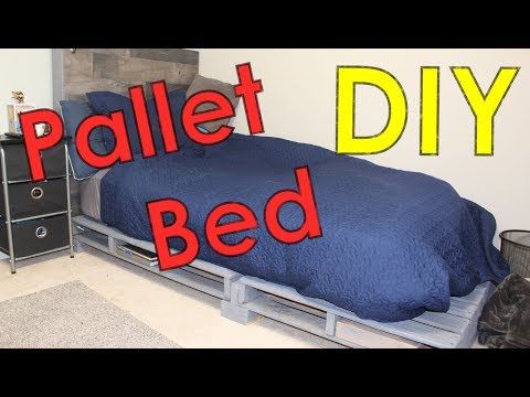 Pallet Bed Frame - Easy DIY Pallet Projects Video