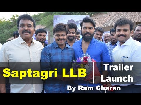 Ram Charan Launched Sapthagiri LLB Movie Trailer