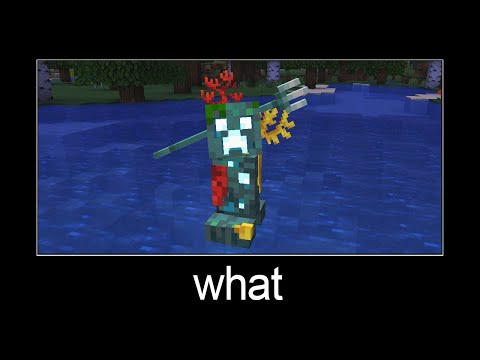 Minecraft wait what meme part 158 (creeper drowned)
