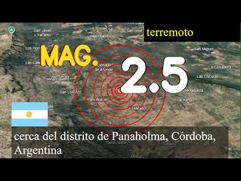 😱🚨  Terremoto cerca del distrito de Panaholma, Córdoba, Argentina actualizaciones en vivo hoy: Terre