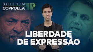 Bolsonaro e Lula divergem sobre controle da mídia