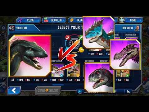 POWER OF INDORAPTOR - NO VIP NO HACK - JURASSIC WORLD THE GAME #35