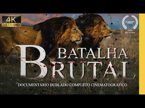 SAVANA AFRICANA | Batalha e Conflitos Mortais: Leões vs. Hienas pela Carcaça | Documentário Animais