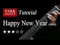 Happy New Year (ABBA) - Fingerstyle Lesson + TAB