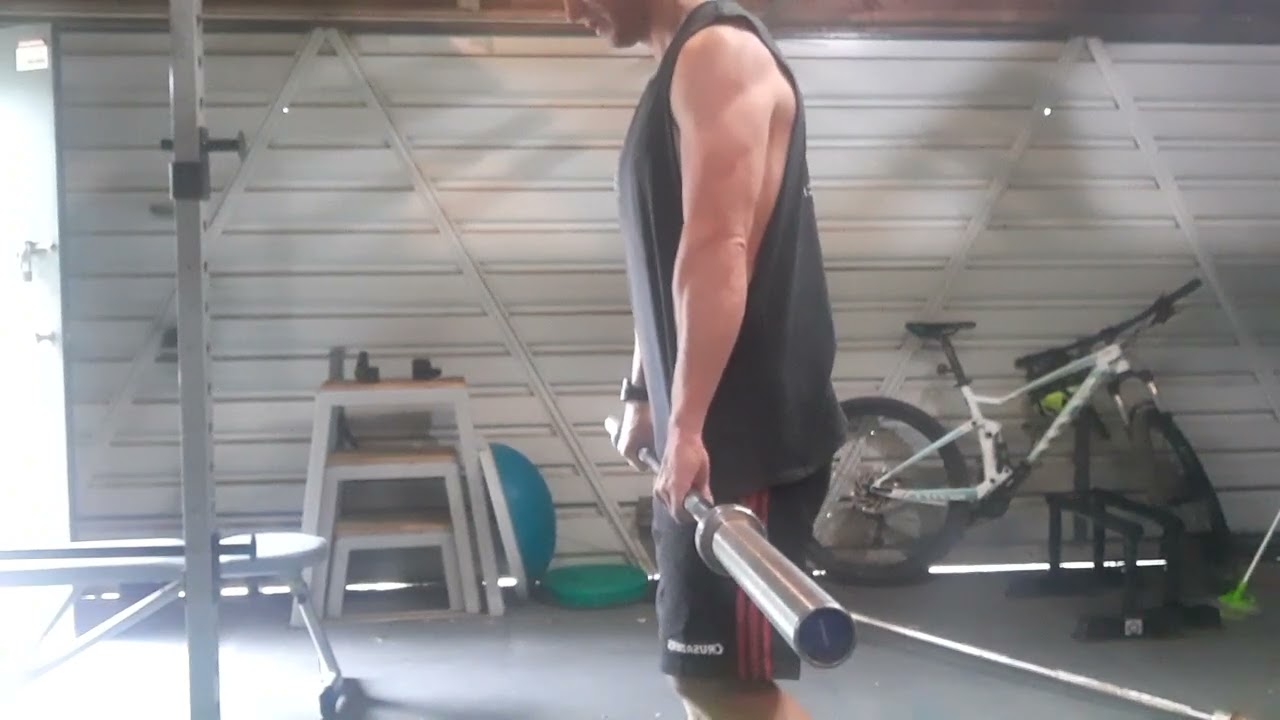 Gym Exercise - one legged clean / paddlers clean 👌