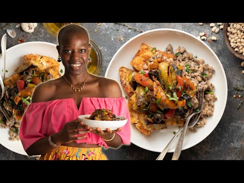 "Nyambeh Nyebeh - Cassava and Beans Plant-Based Gambian Cooking 🇬🇲 | lunch meal prep, Creative Phebe