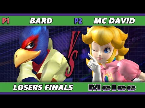S@X 462 Losers Finals - MC David (Peach) Vs. Bard (Falco) Smash Melee - SSBM