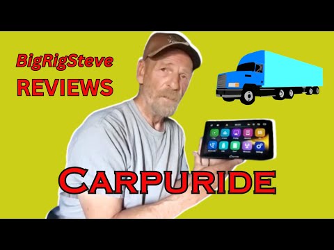 BigRigSteve reviews the W901 CARPURIDE Wireless Portable Car Stereo, 9 Inch IPS Touch screen