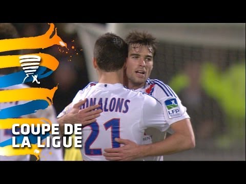 Yoann Gourcuff marque d'une MAGISTRALE frappe en lucarne - OL-Reims (3-2) - 18/12/13 (1/8 de finale)