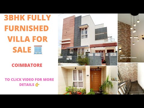 3BHK_ ATTRACTIVE VILLA FOR SALE IN SINGANALLUR_EAST FACING SITE & HOUSE 🏠