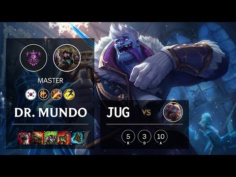 Dr. Mundo Jungle vs Poppy - KR Master Patch 10.6