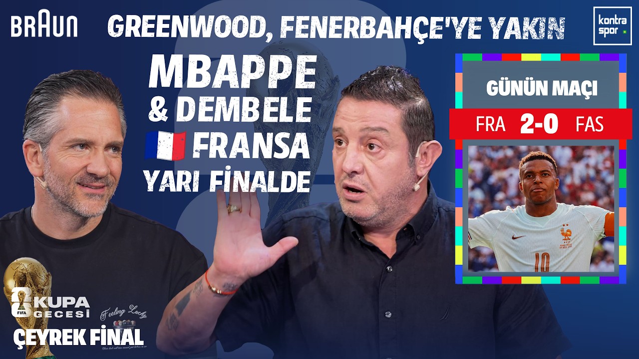 🔴 CANLI | Fransa - Fas | Nihat Kahveci, Nebil Evren | Kupa Gecesi #27