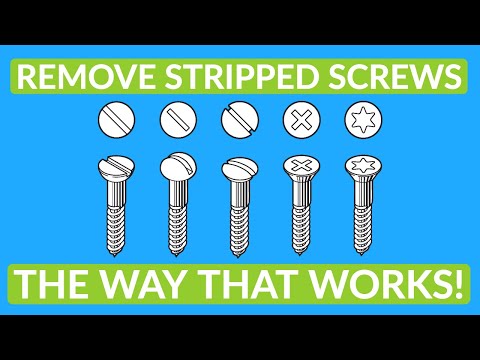 How to remove a rounded off screw the proper way! | Skills every man should know