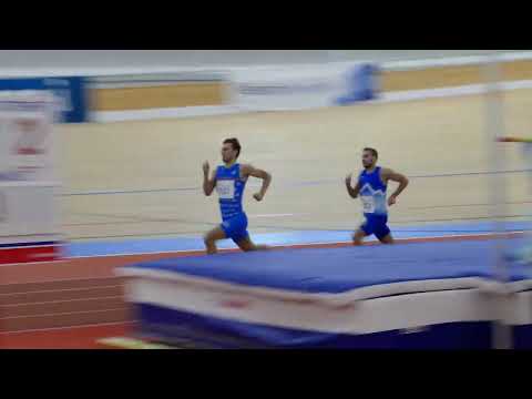 Ferlan Rok 400 m Men Final 47.04 2. Place Slovenian Indoor Championships Novo mesto 2022