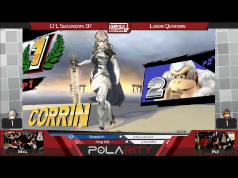CFL Smackdown 97 WiiU - Riot (DK) vs Mugi (Corrin) - Losers Quarters