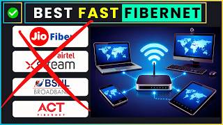 Best Fiber Network in India 2026 | Airtel vs Jio vs Bsnl Wifi Fiber Connection