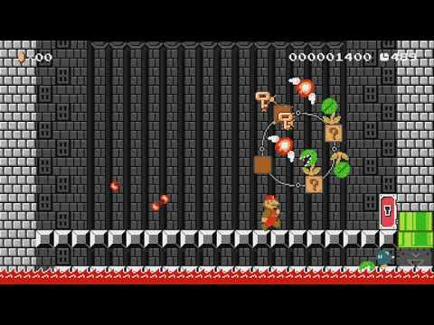 1-MINIBOSS:Vs Reznor by Myuu - Super Mario Maker - No Commentary 1bk