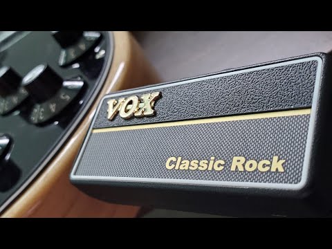 Vox amPlug Classic Rock Battery-Powered Guitar Headphone Amplifier 2007 - 2014 - Black / Blue Diamond image 4