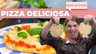 Consegui fazer a MASSA DE PIZZA PERFEITA e o melhor, sem glutén!