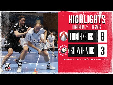 Highlights Quarterfinal 2 Linköping IBK vs Storvreta IBK 8-3