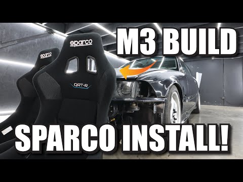 MY FIRST SET OF SPARCO SEATS! (E36 M3 Rear Seat Delete and Sparco Seat FULL INSTALL)