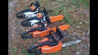 Testing The Small STIHL 010,011,012 And The 024  Part 1