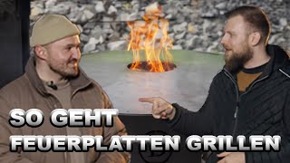 So grillt man mit der Feuerplatte richtig! - Feuerplattengrill Anleitung ft. @PaschaTV